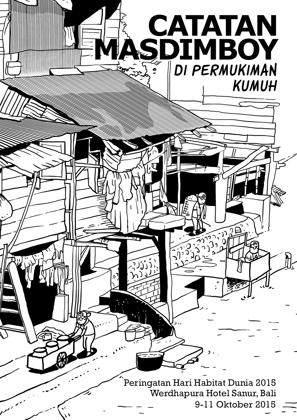 Kartun Catatan Masdimboy Di Pemukiman Kumuh Pokja AMPL Air